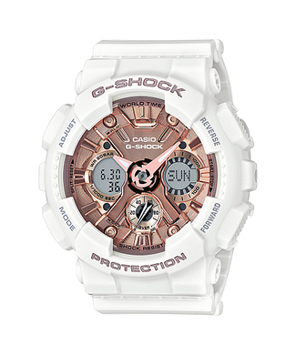 Casio G-Shock S Series White Resin Band Watch GMAS120MF-7A2 Watchspree