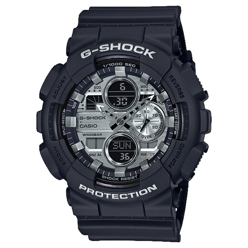 Casio G-Shock Special Color GA-140 Series Matte Black Resin Band Watch GA140GM-1A1 GA-140GM-1A1 Watchspree