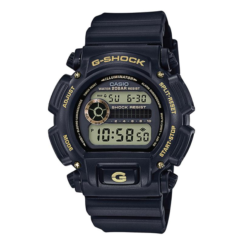 Casio G-Shock Special Color Models Black Resin Band Watch DW9052GBX-1A9 DW-9052GBX-1A9 Watchspree