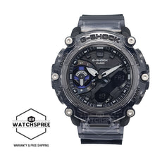 Load image into Gallery viewer, Casio G-Shock Special Colour Model Carbon Core Guard Structure Grey Semi-Transparent Resin Band Watch GA2200SKL-8A GA-2200SKL-8A Watchspree
