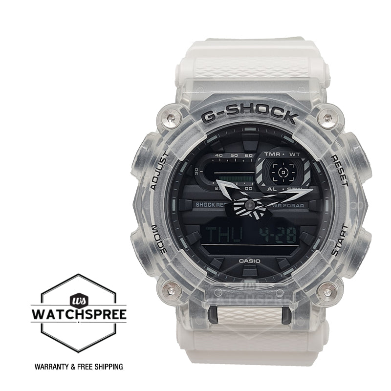 Casio G-Shock Special Colour Model GA-900 Lineup Semi-Transparent Resin Band Watch GA900SKL-7A GA-900SKL-7A Watchspree