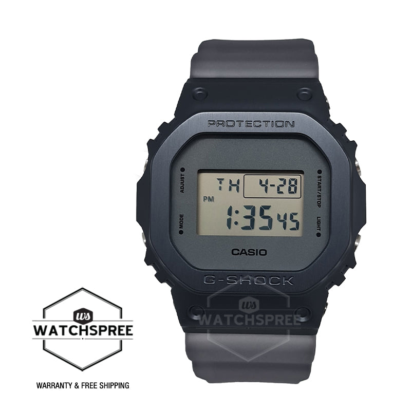 Casio G-Shock Special Colour Model Midnight Fog Series Grey Translucent Resin Band Watch GM5600MF-2D GM-5600MF-2D GM-5600MF-2 Watchspree