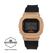 Load image into Gallery viewer, Casio G-Shock Square Design GM-S5600 Lineup for Ladies&#39; Black Resin Band Watch GMS5600PG-1D GM-S5600PG-1D GM-S5600PG-1 Watchspree
