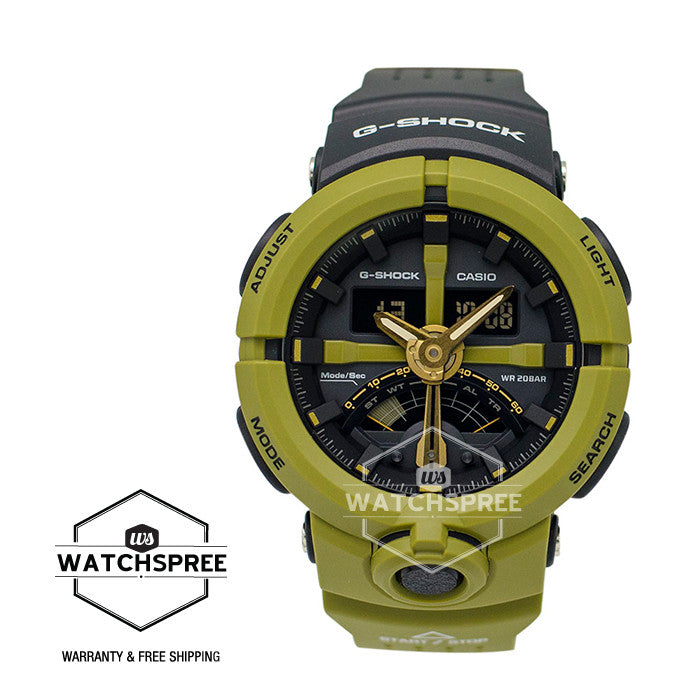 Casio G-Shock Standard Analog Digital Urban Sports Series Watch GA500P-3A Watchspree