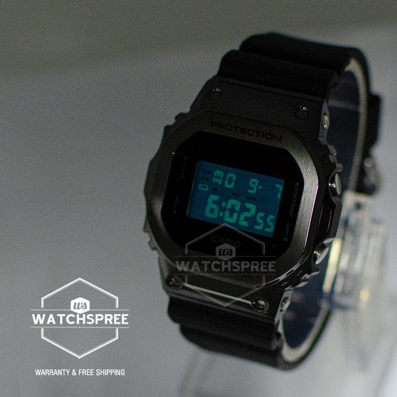 Casio G-Shock Standard Square-Faced Digital Black Resin Band Watch GM5600B-1D GM-5600B-1D GM-5600B-1 Watchspree