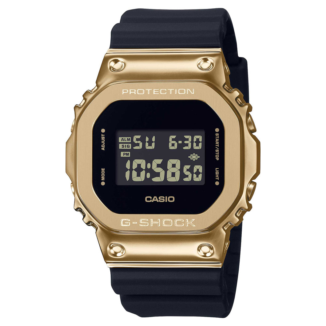 Casio G-Shock Standard Square-Faced Digital Black Resin Band Watch GM5600G-9D GM-5600G-9D GM-5600G-9 Watchspree