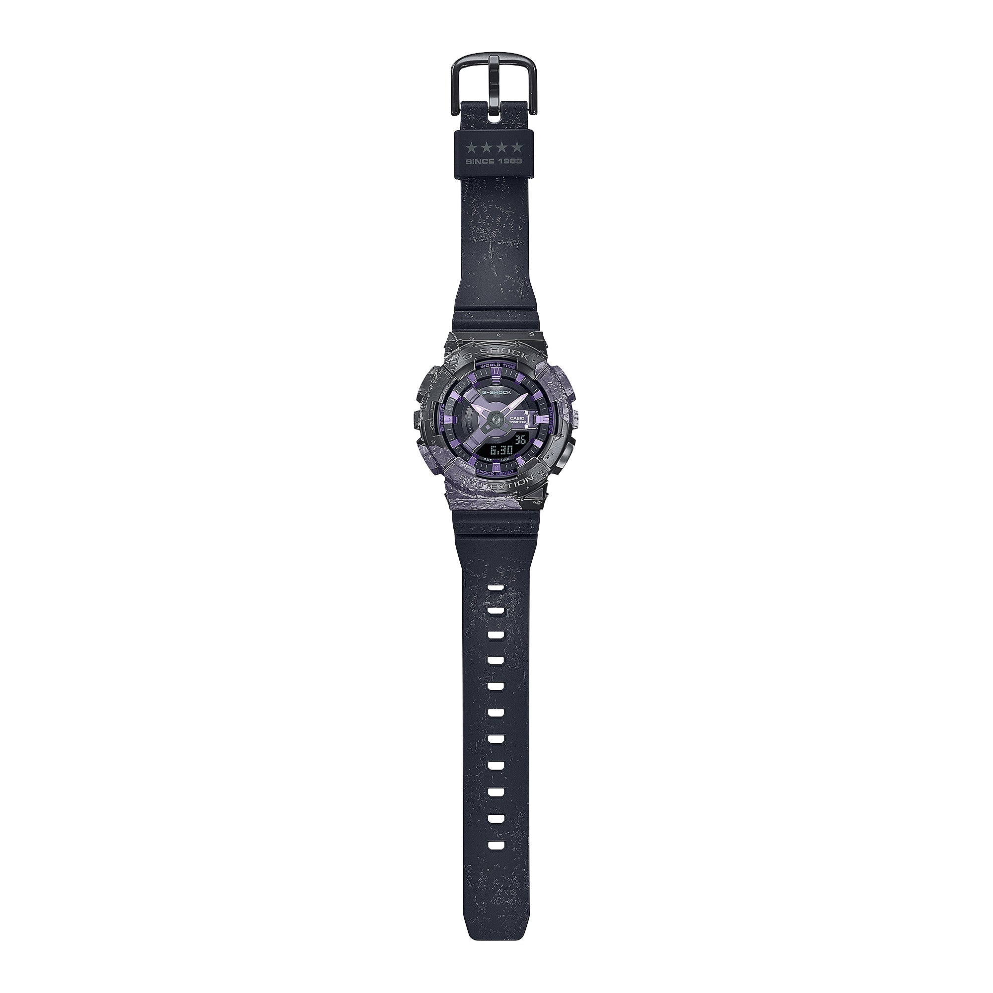 Casio G-Shock for Ladies' 40th Anniversary Adventurer‹¨«Çú??s Stone Limited Edition Textured Black Resin Band Watch GMS114GEM-1A2 GM-S114GEM-1A2 Watchspree