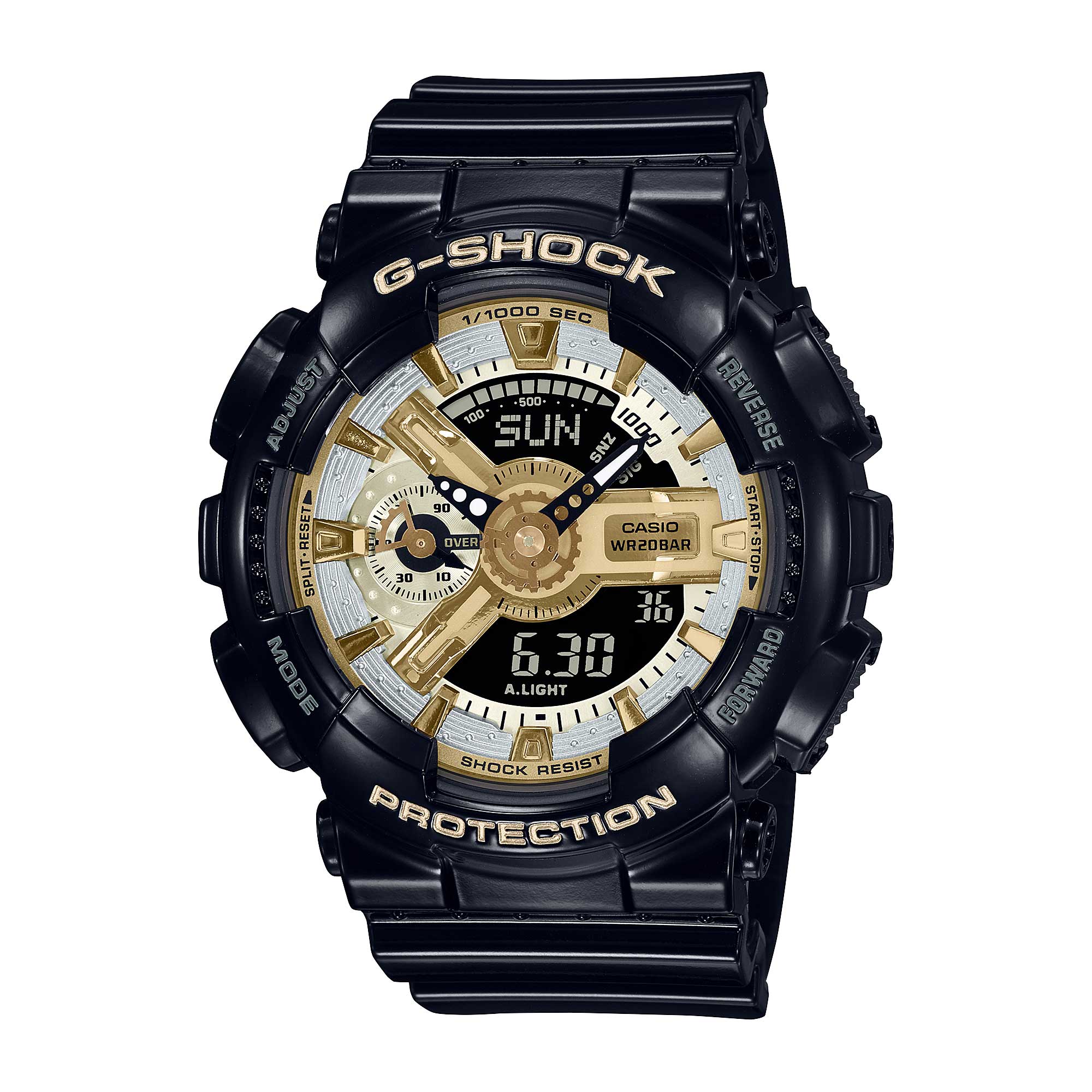 Casio G-Shock for Ladies' Black Resin Band Watch GMAS110GB-1A GMA-S110GB-1A Watchspree