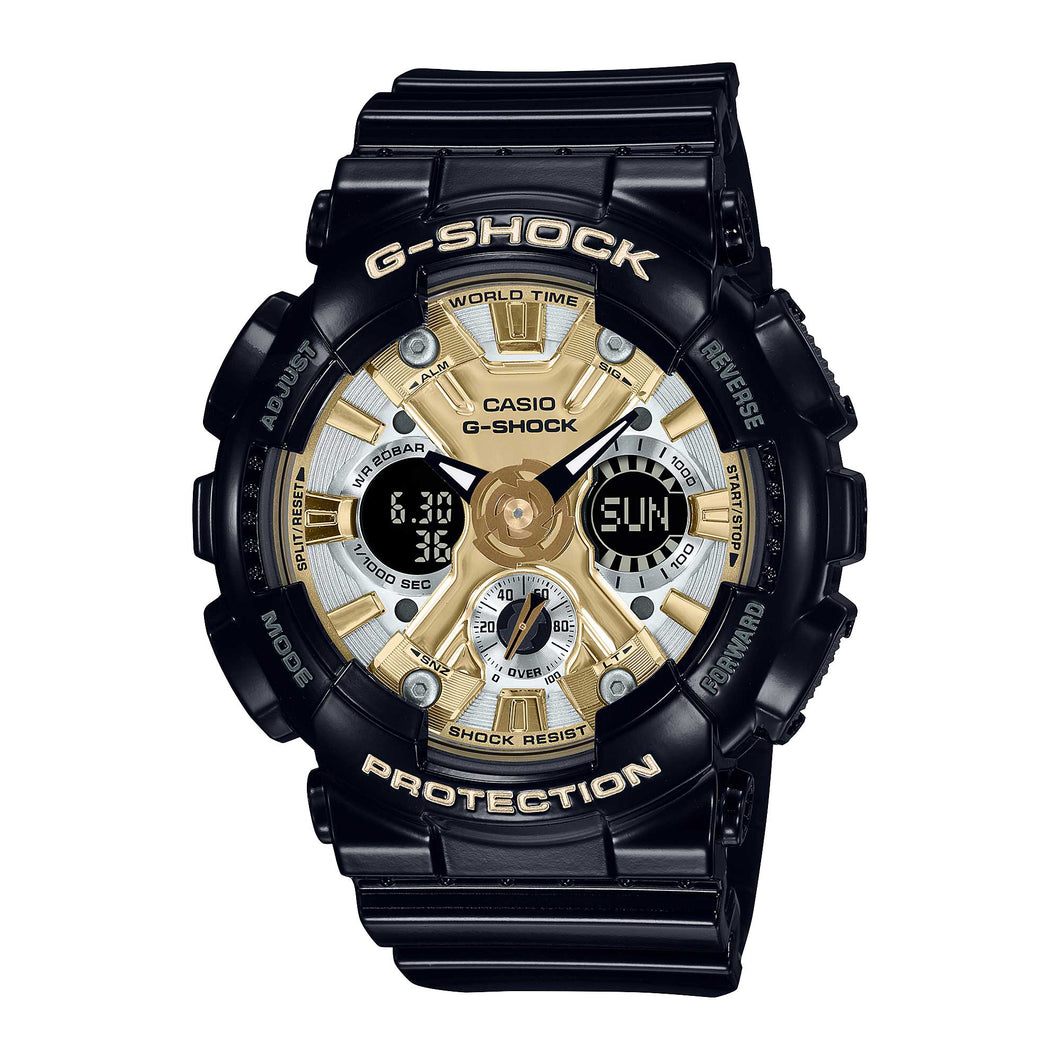 Casio G-Shock for Ladies' Black Resin Band Watch GMAS120GB-1A GMA-S120GB-1A Watchspree