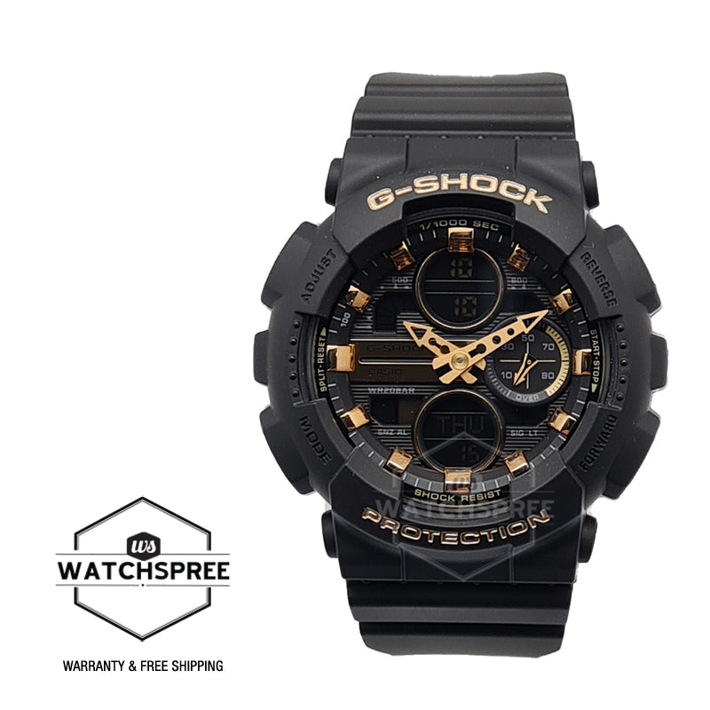 Casio G-Shock for Ladies' GMA-S140 Lineup Black Resin Band Watch GMAS140M-1A GMA-S140M-1A Watchspree