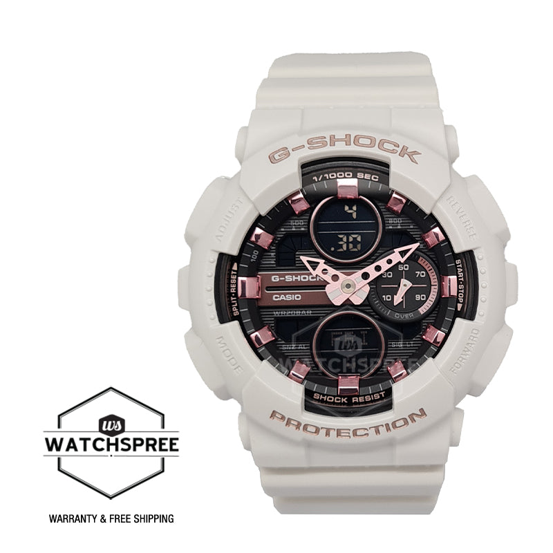 Casio G-Shock for Ladies' GMA-S140 Lineup White Resin Band Watch GMAS140M-7A GMA-S140M-7A Watchspree