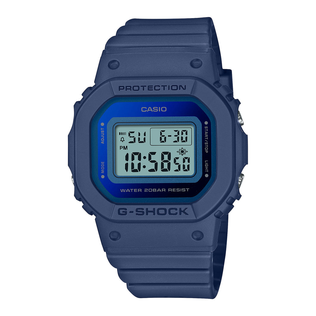 Casio G-Shock for Ladies' Iconic 5600 Series Lineup Navy Blue Resin Band Watch GMDS5600-2D GMD-S5600-2D GMD-S5600-2 Watchspree