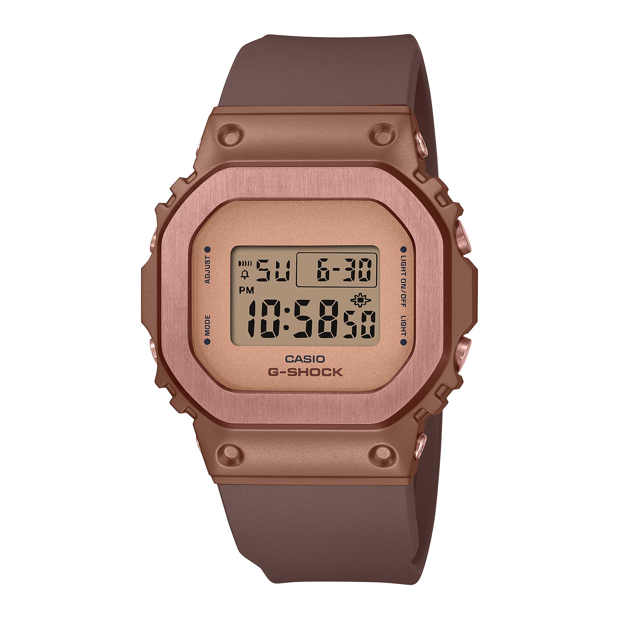 Casio G-Shock for Ladies' Metal-Clad Bronze Resin Band Watch GMS5600BR-5D GM-S5600BR-5D GM-S5600BR-5 Watchspree