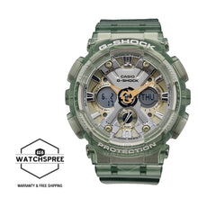 Load image into Gallery viewer, Casio G-Shock for Ladies&#39; See-Through Subtle Green Resin Band Watch GMAS120GS-3A GMA-S120GS-3A Watchspree
