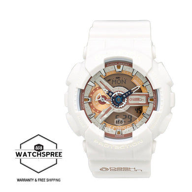 Casio G-Shock x Dutch DJ Dash Berlin Collaboration White Resin Band Watch GA110DB-7A Watchspree