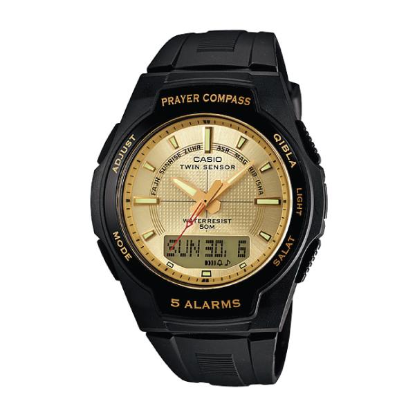 Casio Islamic Prayer Watch Series Black Resin Band Watch CPW500H-9A CPW-500H-9A Watchspree