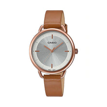 Load image into Gallery viewer, Casio Ladies&#39; Analog Brown Leather Strap Watch LTPE413PL-7A LTP-E413PL-7A Watchspree
