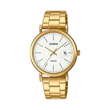 Load image into Gallery viewer, Casio Ladies&#39; Analog Gold Ion Plated Stainless Steel Band Watch LTPE175G-7E LTP-E175G-7E Watchspree
