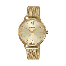 Load image into Gallery viewer, Casio Ladies&#39; Analog Gold Ion Plated Stainless Steel Mesh Band Watch LTPE157MG-9A LTP-E157MG-9A Watchspree
