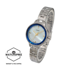 Load image into Gallery viewer, Casio Ladies&#39; Analog Silver Stainless Steel Band Watch LTPE162D-2A LTP-E162D-2A Watchspree
