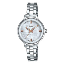Load image into Gallery viewer, Casio Ladies&#39; Analog Silver Stainless Steel Band Watch LTPE162D-7A LTP-E162D-7A Watchspree

