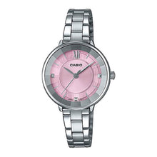 Load image into Gallery viewer, Casio Ladies&#39; Analog Silver Stainless Steel Band Watch LTPE163D-4A LTP-E163D-4A Watchspree
