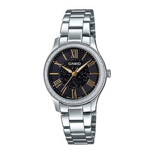 Load image into Gallery viewer, Casio Ladies&#39; Analog Silver Stainless Steel Band Watch LTPE164D-1A LTP-E164D-1A Watchspree

