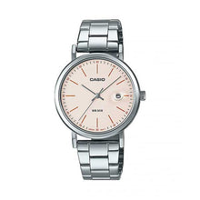 Load image into Gallery viewer, Casio Ladies&#39; Analog Silver Stainless Steel Band Watch LTPE175D-4E LTP-E175D-4E Watchspree
