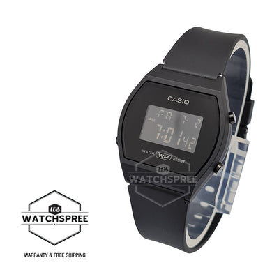 Casio Ladies' Digital Black Resin Band Watch LW204-1B LW-204-1B Watchspree