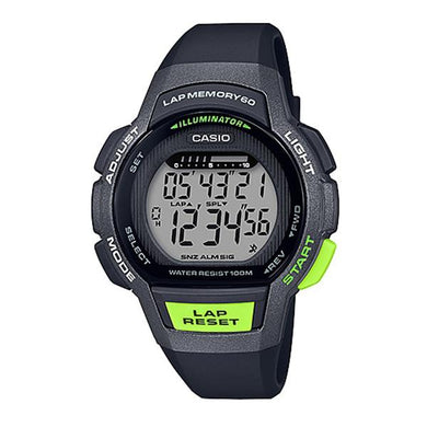 Casio Ladies' Sports Black Resin Band Watch LWS1000H-1A LWS-1000H-1A Watchspree