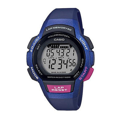 Casio Ladies' Sports Blue Resin Band Watch LWS1000H-2A LWS-1000H-2A Watchspree