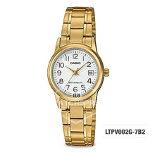 Load image into Gallery viewer, Casio Ladies&#39; Standard Analog Gold Tone Stainless Steel Band Watch LTPV002G-7B2 LTP-V002G-7B2 Watchspree
