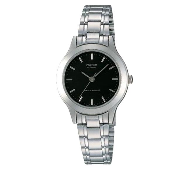 Casio Ladies' Standard Analog Silver Stainless Steel Band Watch LTP1128A-1A LTP-1128A-1A Watchspree