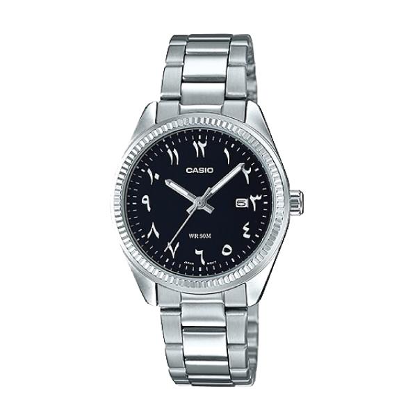 Casio Ladies Standard Analog Silver Stainless Steel Band Watch LTP1302D-1B3 LTP-1302D-1B3 Watchspree