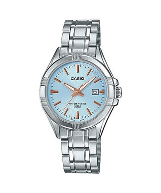 Casio Ladies' Standard Analog Silver Stainless Steel Band Watch LTP1308D-2A LTP-1308D-2A Watchspree