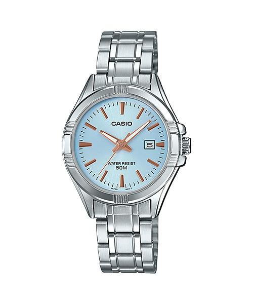 Casio Ladies' Standard Analog Silver Stainless Steel Band Watch LTP1308D-2A LTP-1308D-2A Watchspree