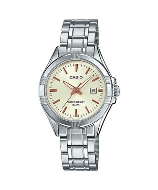 Casio Ladies' Standard Analog Silver Stainless Steel Band Watch LTP1308D-9A LTP-1308D-9A Watchspree