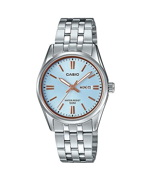 Casio Ladies' Standard Analog Silver Stainless Steel Band Watch LTP1335D-2A LTP-1335D-2A Watchspree