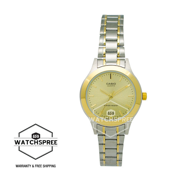 Casio Ladies Watch LTP1128G-9A Watchspree