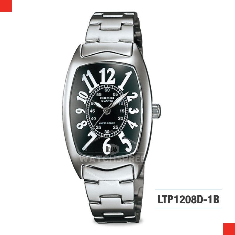 Casio Ladies Watch LTP1208D-1B Watchspree