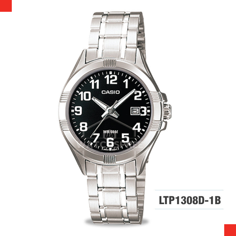 Casio Ladies Watch LTP1308D-1B Watchspree