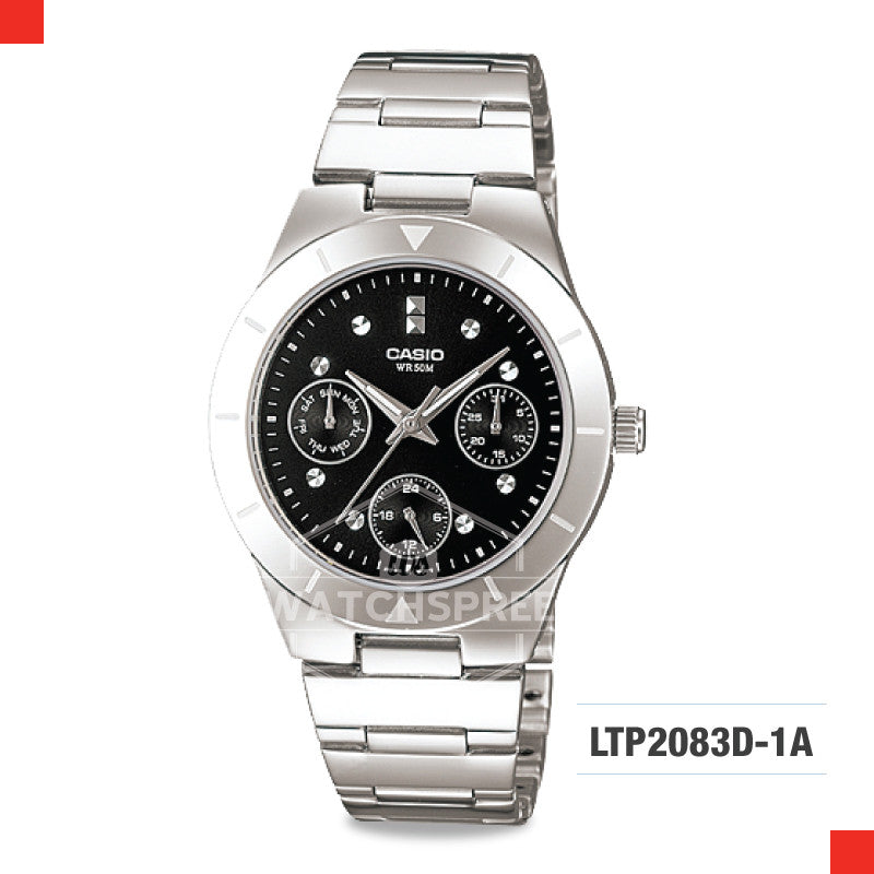 Casio Ladies Watch LTP2083D-1A Watchspree