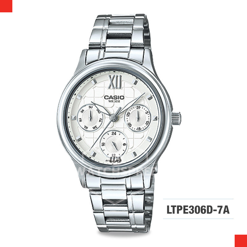 Casio Ladies Watch LTPE306D-7A Watchspree