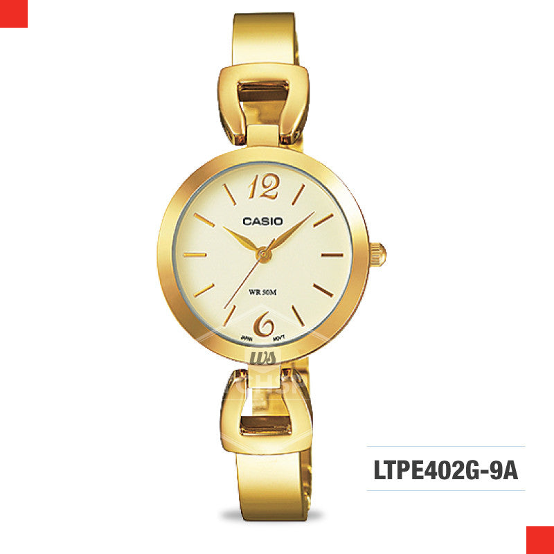 Casio Ladies Watch LTPE402G-9A Watchspree