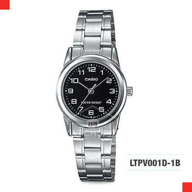 Casio Ladies Watch LTPV001D-1B Watchspree