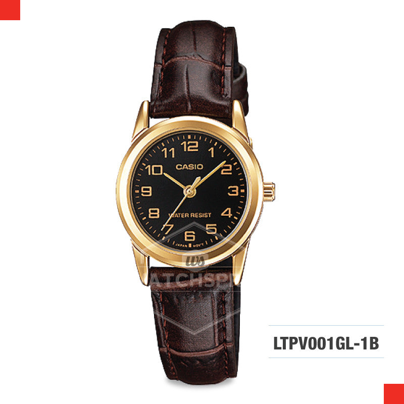 Casio Ladies Watch LTPV001GL-1B Watchspree
