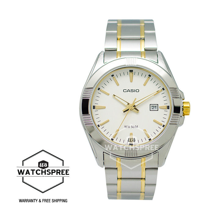 Casio Men‚Äö√†√∂¬¨¬¢‚Äö√Ñ√∂‚àö√°¬¨¬Æ‚Äö√Ñ√∂‚àö√´¬¨¬¢s Two Tone Stainless Steel Watch MTP1308SG-7A Watchspree