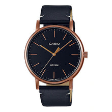Load image into Gallery viewer, Casio Men&#39;s Analog Black Leather Strap Watch MTPE171RL-1E MTP-E171RL-1E Watchspree
