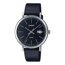 Load image into Gallery viewer, Casio Men&#39;s Analog Black Leather Strap Watch MTPE175L-1E MTP-E175L-1E Watchspree
