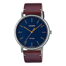 Load image into Gallery viewer, Casio Men&#39;s Analog Brown Leather Strap Watch MTPE171L-2E MTP-E171L-2E Watchspree

